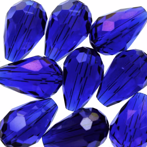 Cobalt AB Droppe Glas 15x10mm 1st