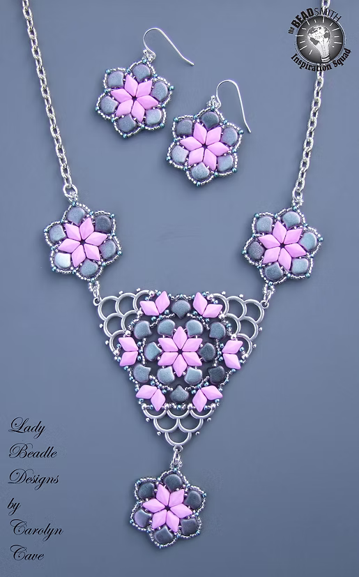 Tri-Flora Halsband Örhängen PDF