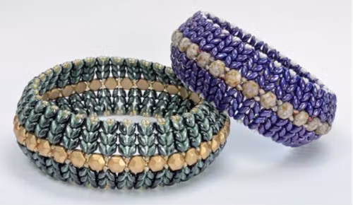 Superduo Honeycomb Bangle Armband PDF