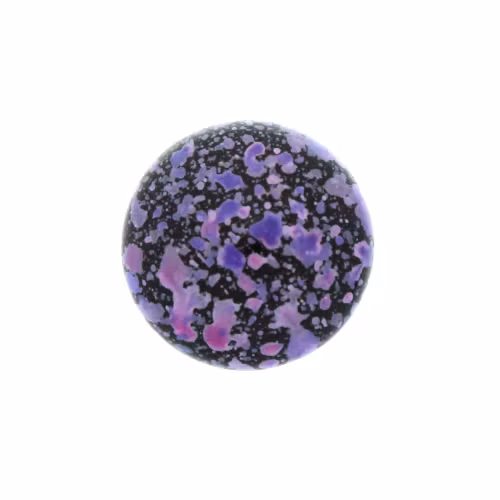 Enamel Purple Pink Cabochon Par Puca 14mm 1st