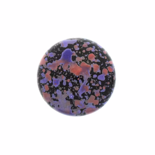Enamel Purple Red Cabochon Par Puca 14mm 1st