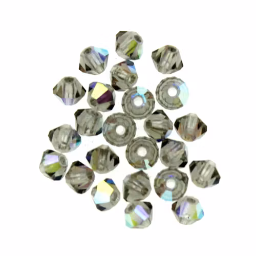 Black Diamond AB Preciosa Bicone 3mm 24st