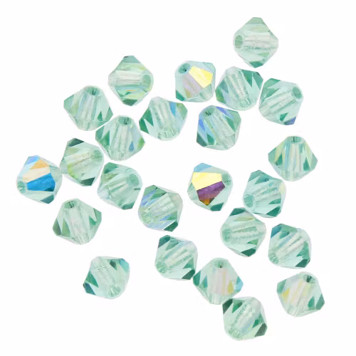 Caribbean Sea AB Preciosa Bicone 4mm 24st