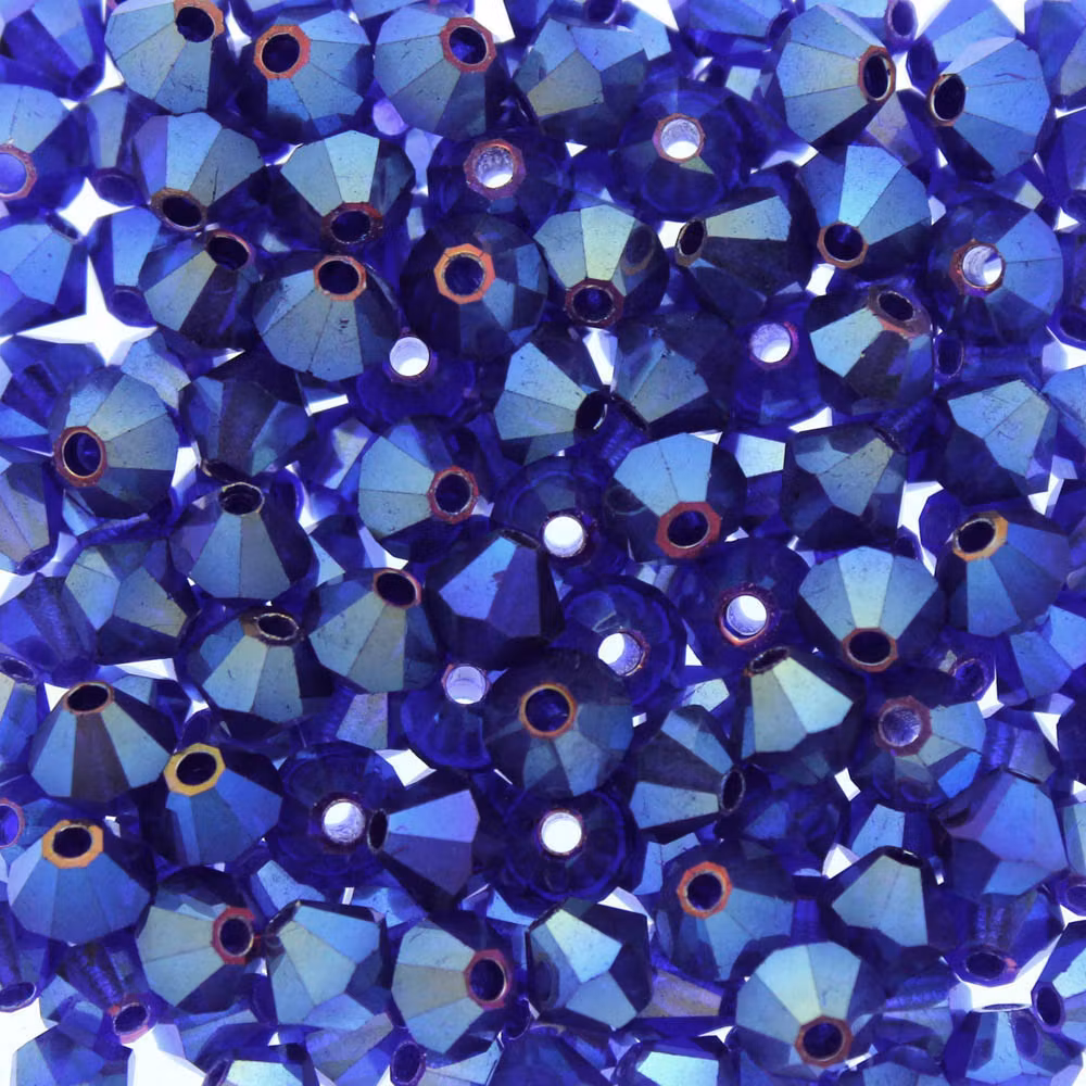 Cobalt AB2x Preciosa Bicone 4mm 24st