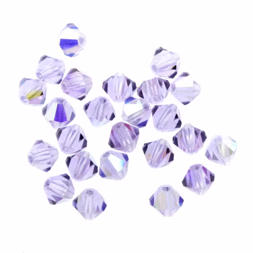 Violet AB Preciosa Bicone 4mm 24st