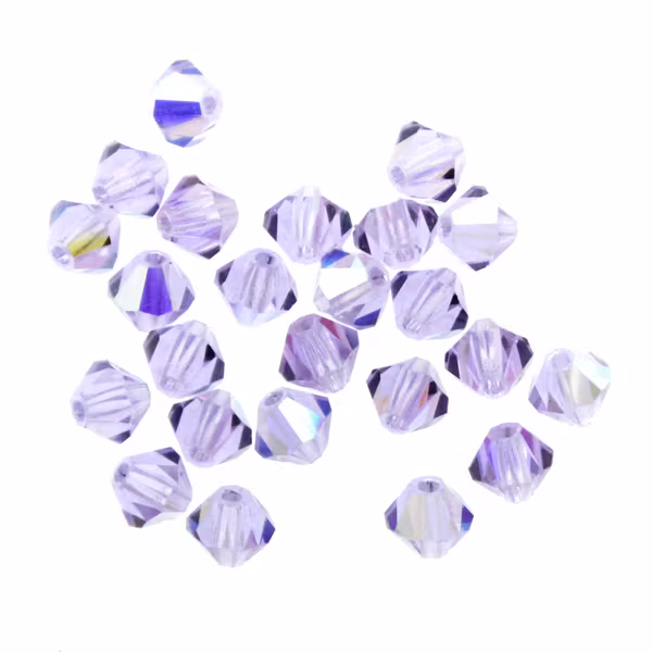 Violet AB Preciosa Bicone 4mm 144st