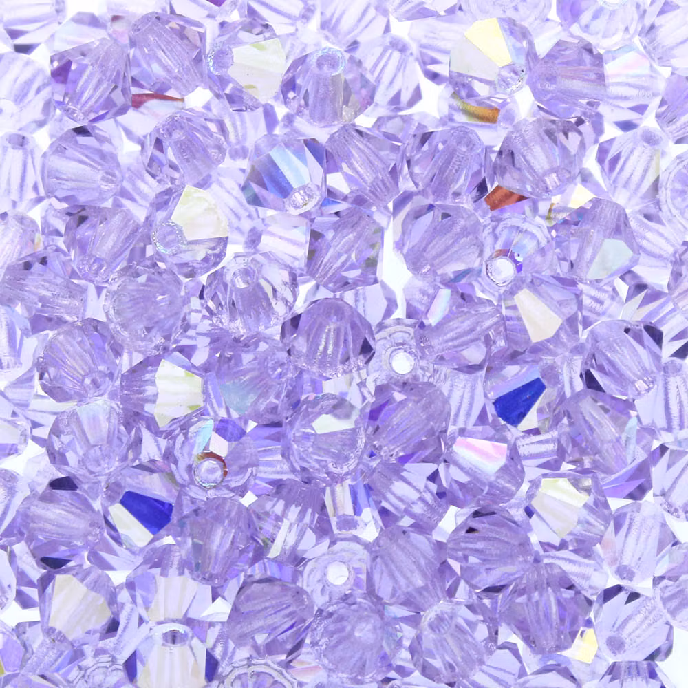 Violet AB Preciosa Bicone 4mm 144st