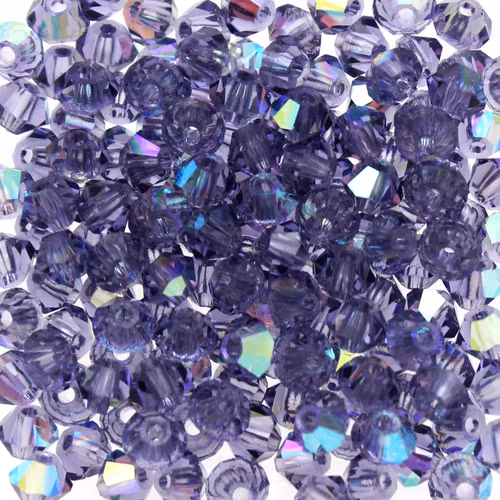 Tanzanite AB Preciosa Bicone 4mm 144st