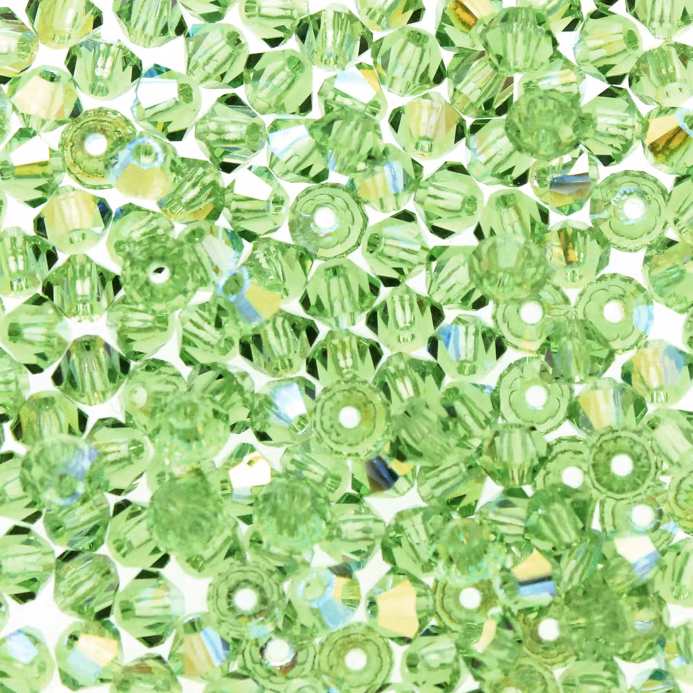 Peridot AB Preciosa Bicone 4mm 24st