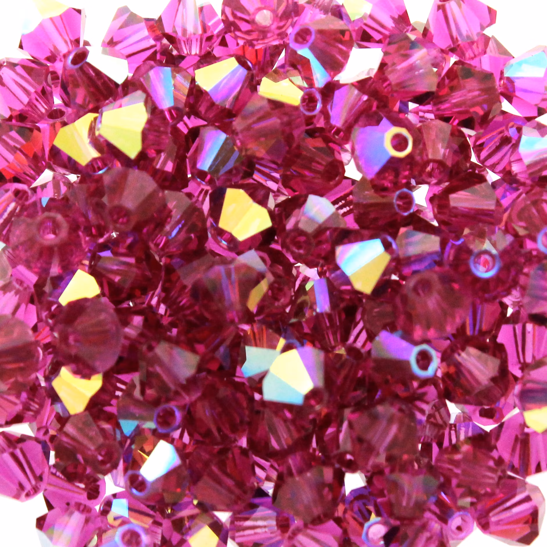 Fuchsia AB Preciosa Bicone 4mm 24st