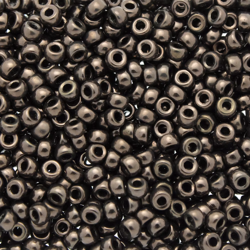 Jet Bronze Seedbeads 8/0 5g