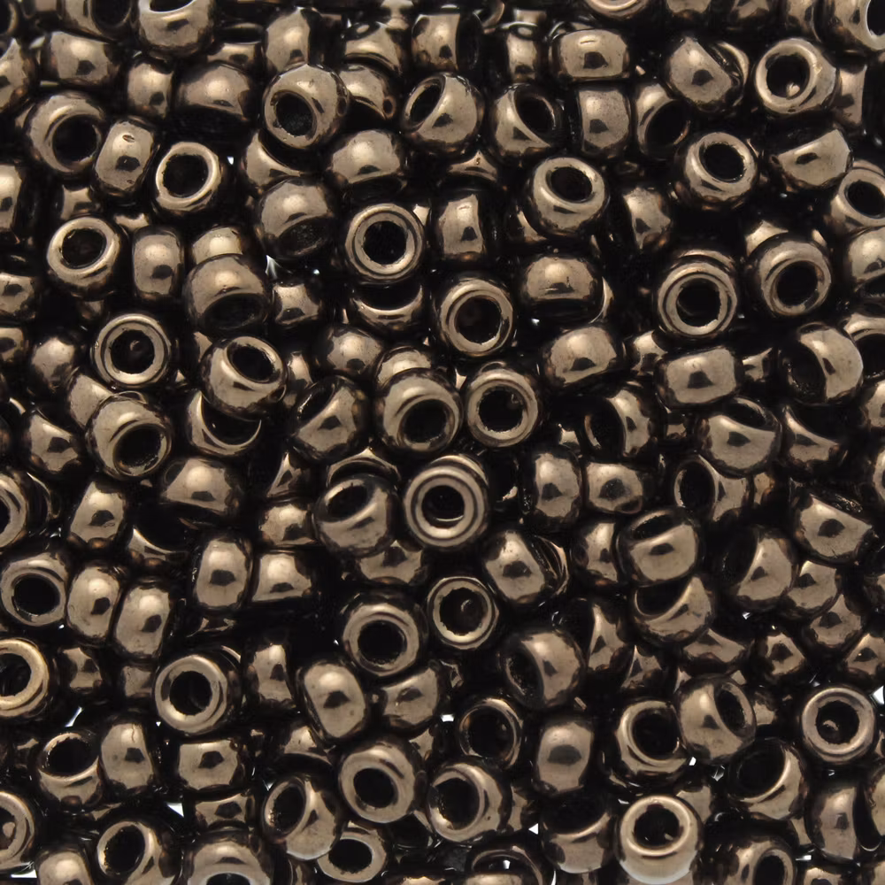 Jet Bronze Matubo Seedbeads 7/0 5g