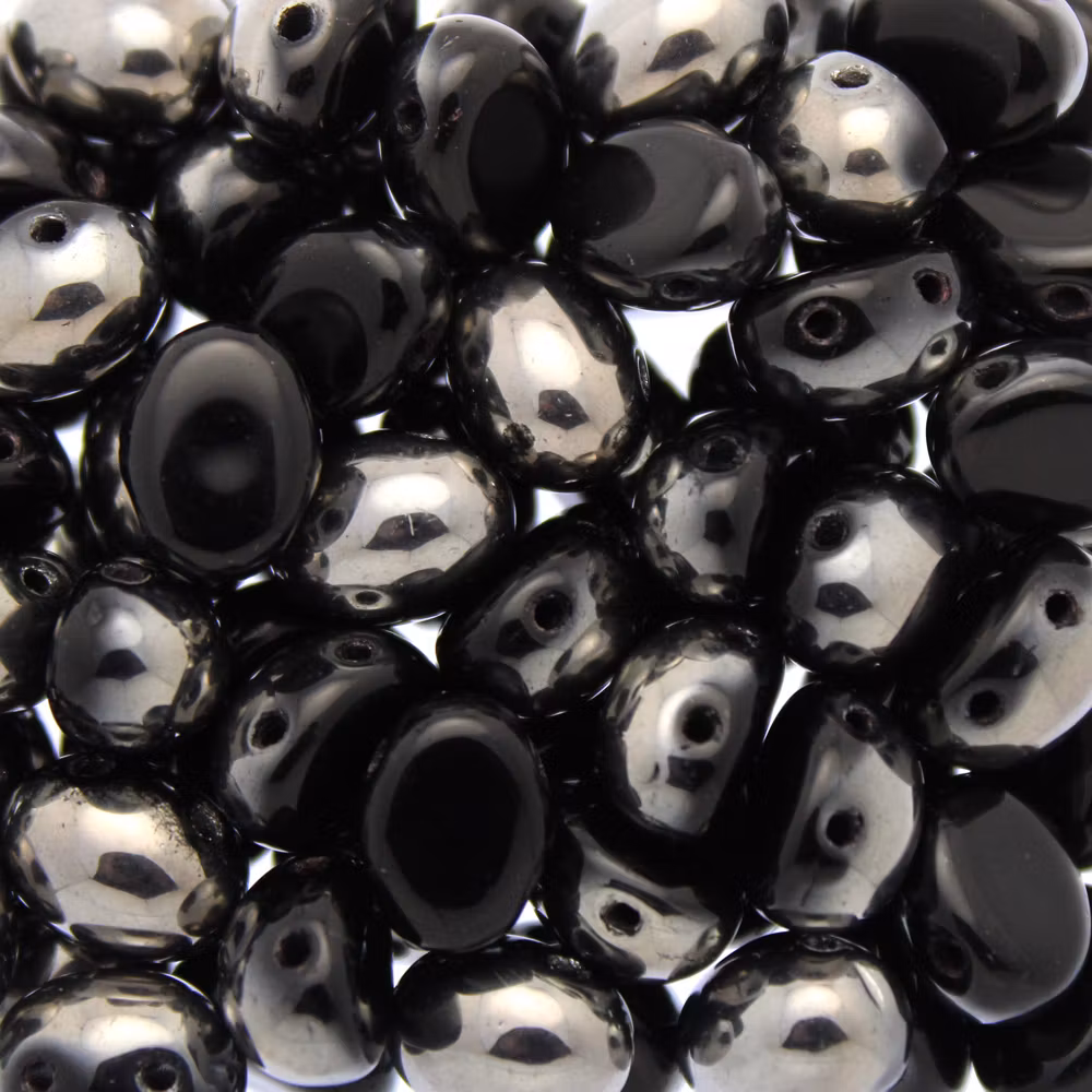 Jet Chrome Candy Oval 8x6mm 5g