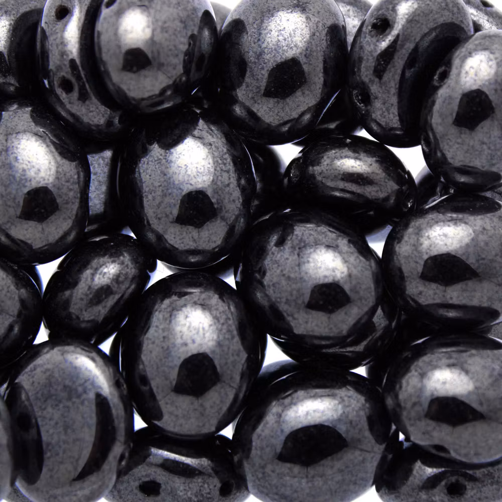 Hematite Candy Oval 12x10mm 5g