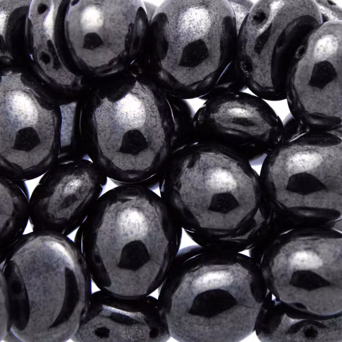 Hematite Candy Oval 12x10mm 5g