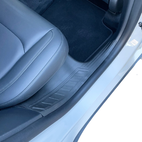Askelsuojat eteen ja taakse - TPE muovia - 4 kpl sarja - Tesla Model Y