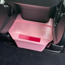Takaistuimen säilytyslaatikko - pinkki - Tesla Model Y