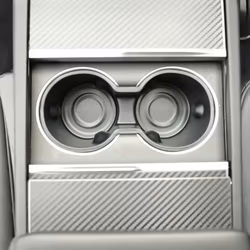 Mugghållare i silikon, svart - Tesla Model 3 Highland