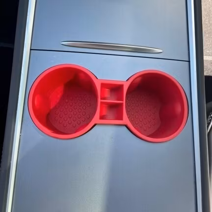 Silikoninen mukinpidike - punainen - Tesla Model 3