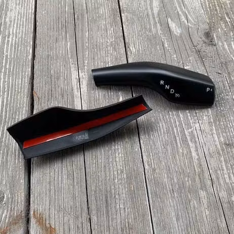 Ohjauspyörän vipujen paneelit - mattamusta - Tesla Model 3