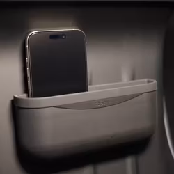 Avoin säilytyslokero, silikonia, musta - Tesla Model 3/Y