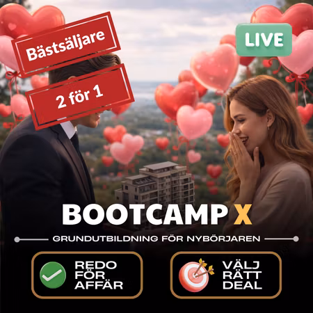 BOOTCAMP X - INTENSIVE - 2026 Alla ❤️ dag erbjudande