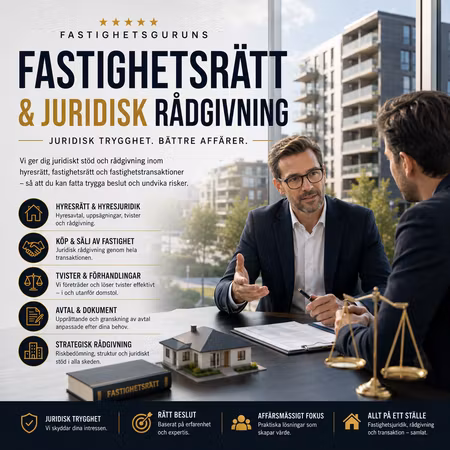 Juridisk rådgivning inom fastighetsrätt