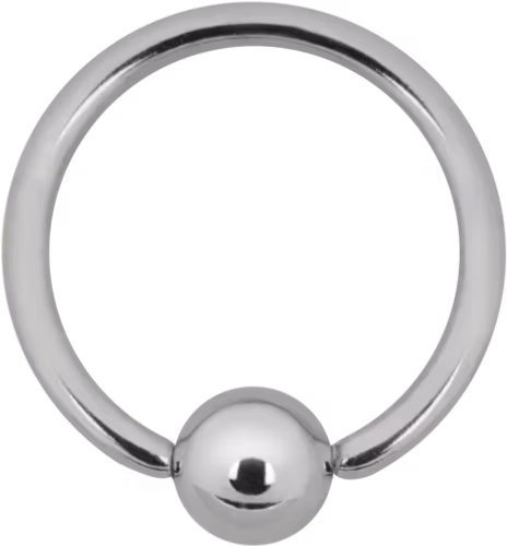 Ring med kula, Kirurgiskt stål 2,4 mm