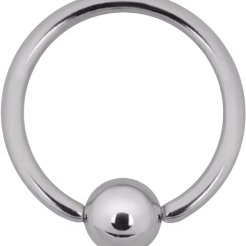 Ring med kula, Kirurgiskt stål 3,2 mm