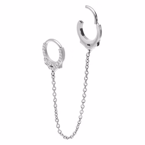 Ringar som ansluter varandra via kedjor 1,2x8 mm