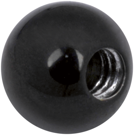 Svart kula 3 x 1,2 mm