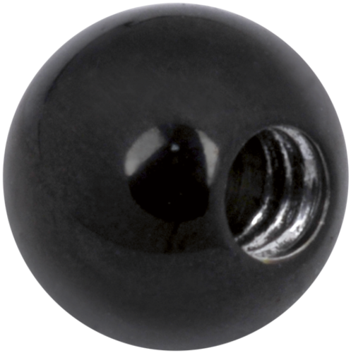 Svart kula 3 x 1,2 mm