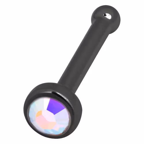 Svart nässtav i olika färg Titan 0,8 mm