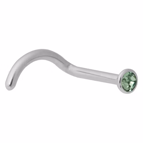 Nässkruv med en sten i olika färg 1,0 mm