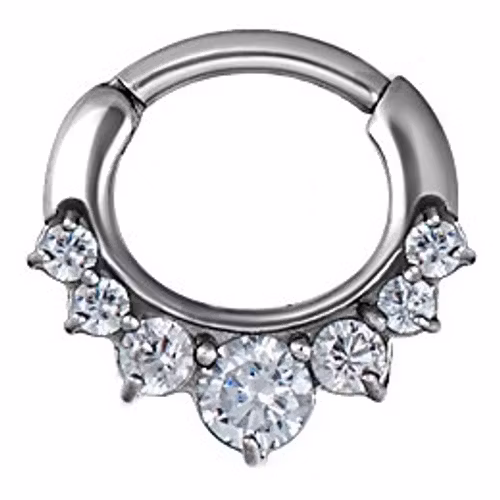 Glittrigt septumsmycke 1,2x9 mm