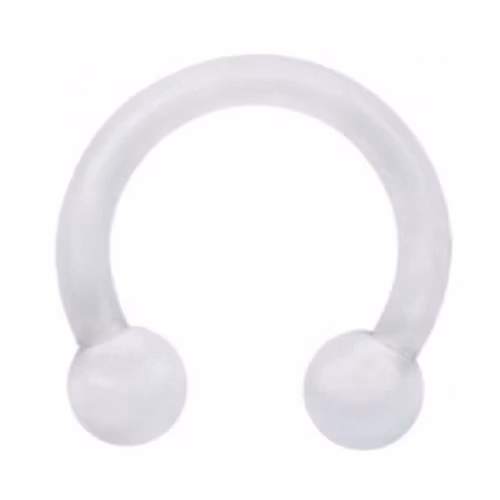 Hästsko i bioplast 1,2x8 mm