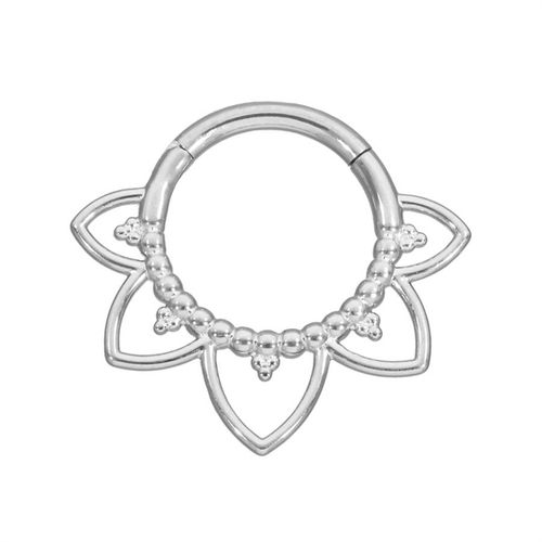 Ring med blomliknande detaljer 1,2x8 mm