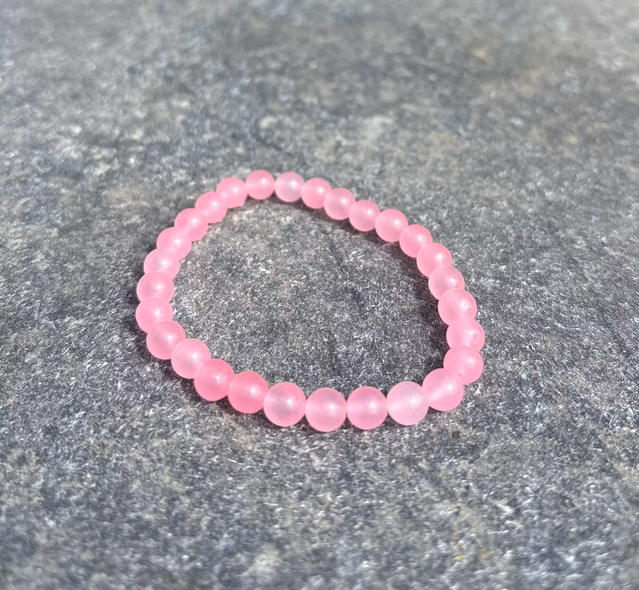 Ljusrosa Malaysia Jade armband