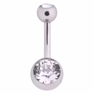 Navelsmycke Titan olika färger 1,6x8 mm