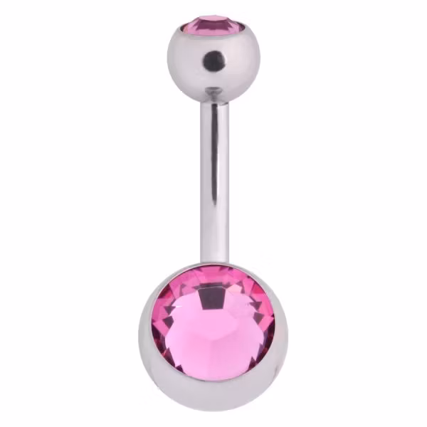 Navelsmycke Titan olika färger 1,6x10 mm