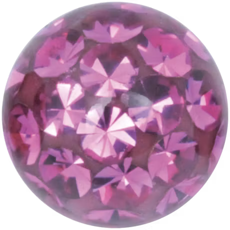 Glittrig kula 1,2x3 mm olika färger