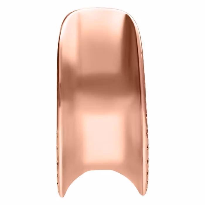 Rosefärgad sadelplugg 10 mm