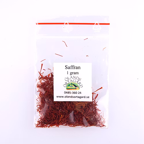 Saffran, hel, påse 1 g