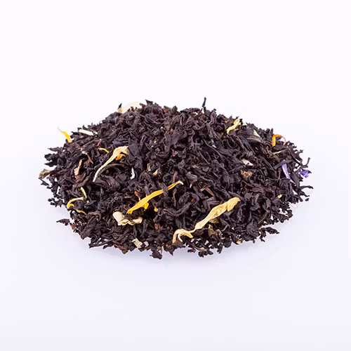 Tropisk jordgubb, svart te