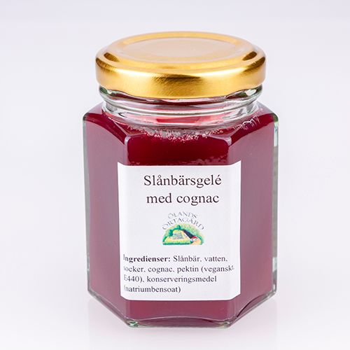 Slånbärsgelé med cognac 100 g