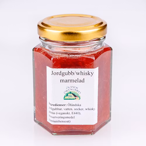 Jordgubb/whiskymarmelad 100 g
