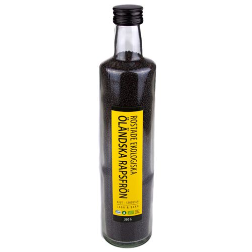Rostade ekologiska Öländska rapsfrön, 360 g