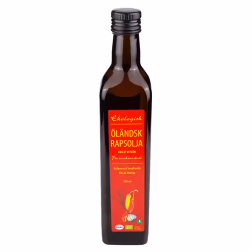 Öländsk rapsolja chili/vitlök, 500 ml