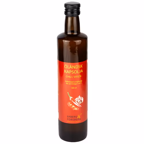 Öländsk rapsolja chili/vitlök, 500 ml