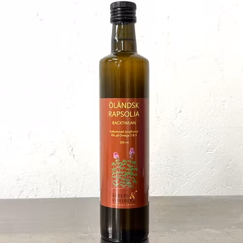 Öländsk rapsolja Backtimjan, 500 ml